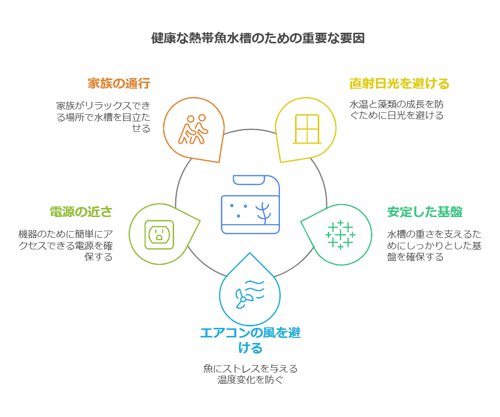 水槽のベストな置き場所はどこ？